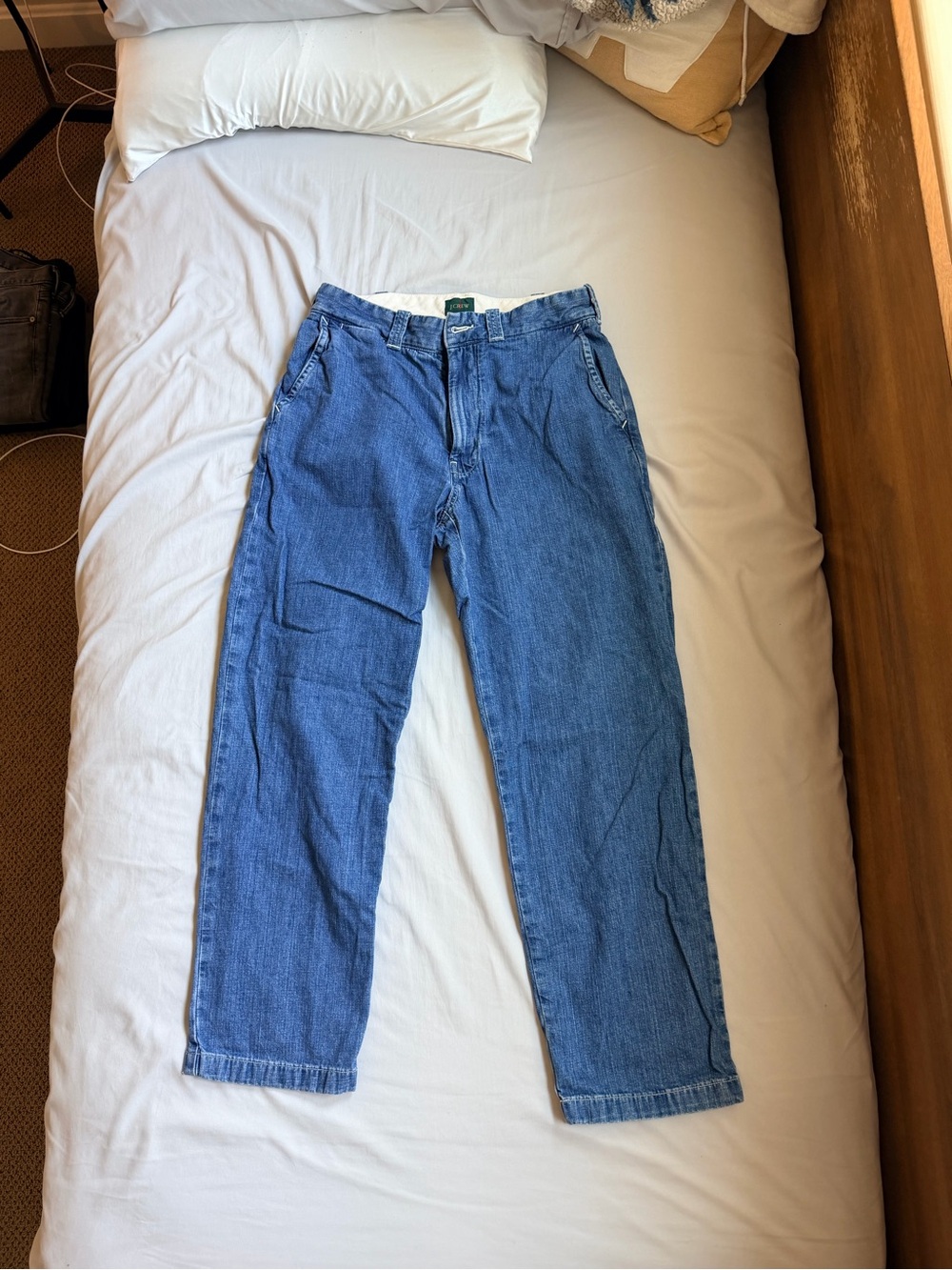 J. Crew Relaxed Fit Blue Denim Jeans